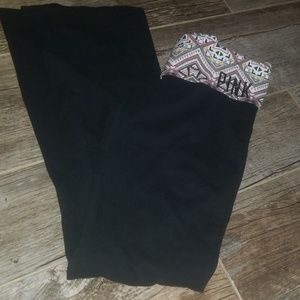 Pink yoga pants